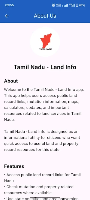 Tamil Nadu - Land Info Screenshot 3