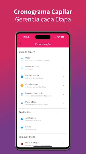 Cronograma Capilar Screenshot 2