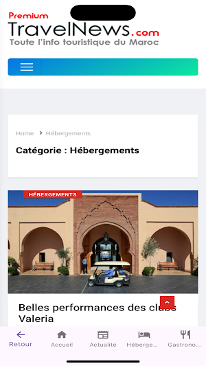 Premium travel news Screenshot 1
