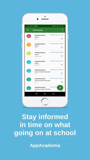 Online management platform for schools Screenshot 1