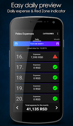Peles Expenses Screenshot 0