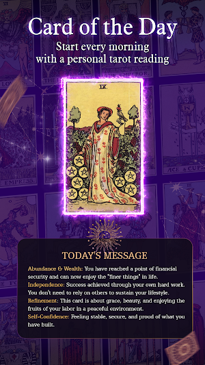 Tarot Veil: Daily Tarot Reader Screenshot 1
