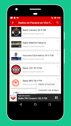 Radio Panama - FM Radio / Online Radios Stations Screenshot 2