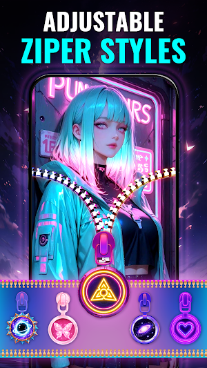 Zipper Lock Screen: Zip Style Screenshot 3