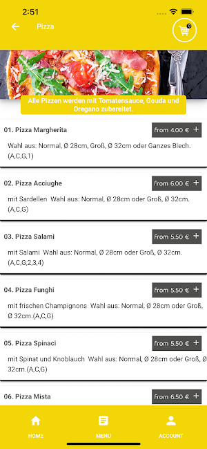 Pizzeria La Nossa Screenshot 2