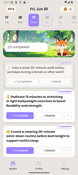 VitaVerseAI: Wellness & Habits Screenshot 0