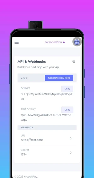 K-techpay virtual USD cards Screenshot 2