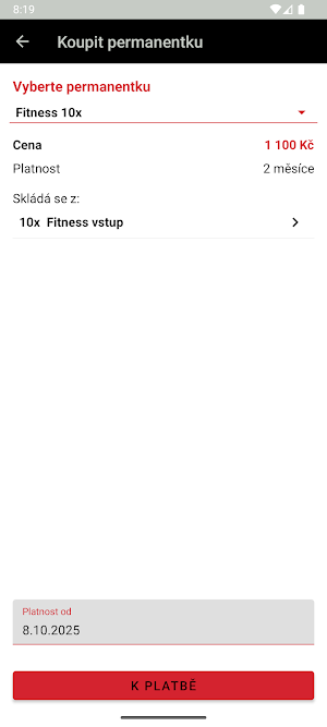 Maximal Gym Appka Screenshot 1