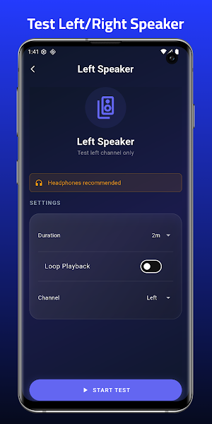Speaker Test – Stereo Checker Screenshot 2
