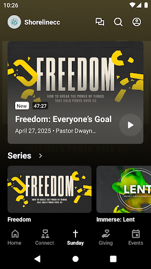 Shoreline Community Church Screenshot 2