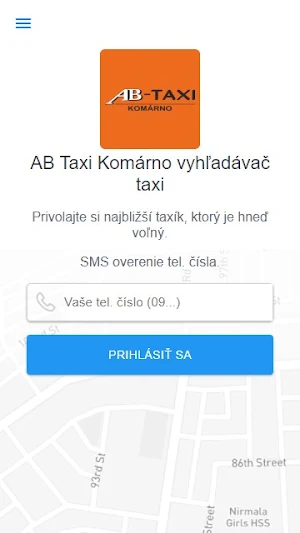 AB-taxi Komárno Screenshot 0