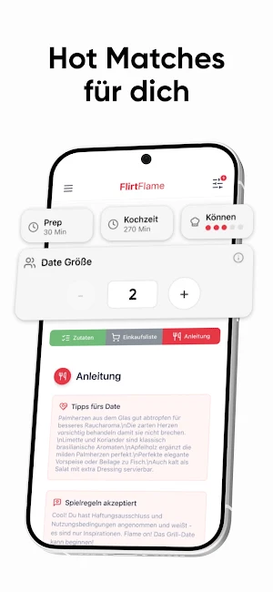 FlirtFlame – Grill & BBQ Ideen Screenshot 3