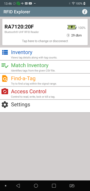 RFID Explorer (Argox RA7120) Screenshot 0