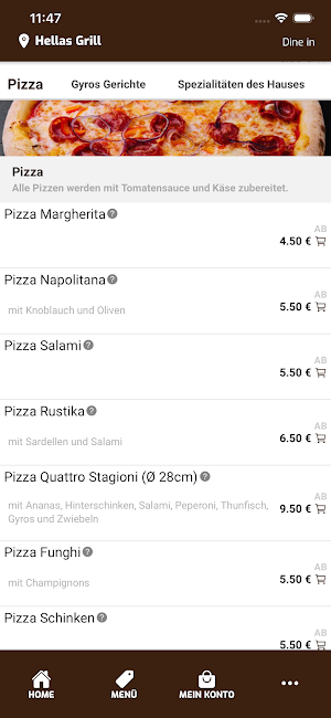 Hellas Grill Online Screenshot 2