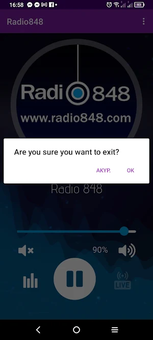 Radio848 Screenshot 2