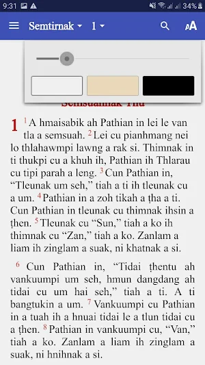 Falam Bible Screenshot 2