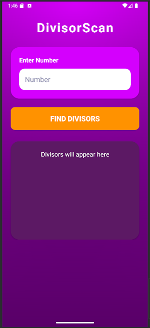 DivisorScan Screenshot 2