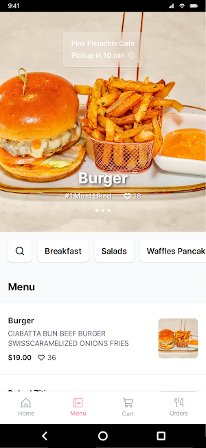 Pink Pistachio Cafe Screenshot 1