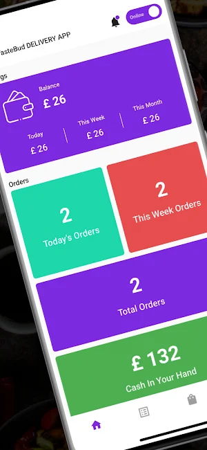 TasteBud DELIVERY APP Screenshot 2