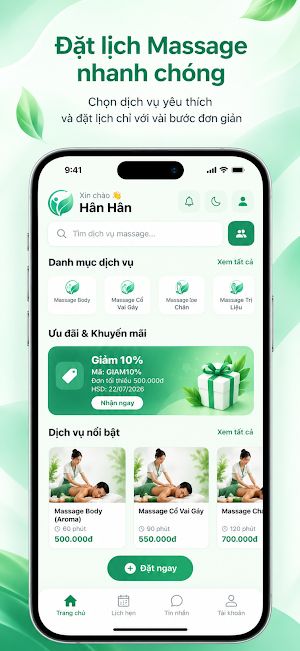 Hân Care-Massage Tại Nhà 24/7 Screenshot 1