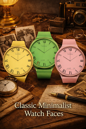 Classic Minimalist Watch Face Screenshot 3