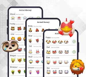 Animal Memoji - Apple Stickers Screenshot 0