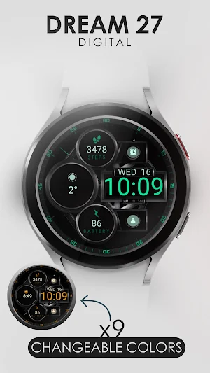 Dream 27 metal watch face Screenshot 2