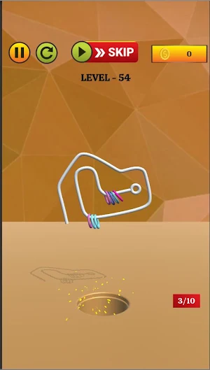 Slide & Solve Hoops Puzzle Screenshot 0