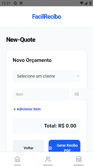 Recibo Fácil Screenshot 2