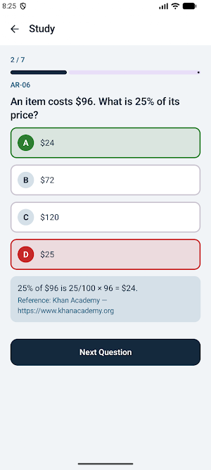 EnlistPrep: ASVAB Practice Screenshot 1