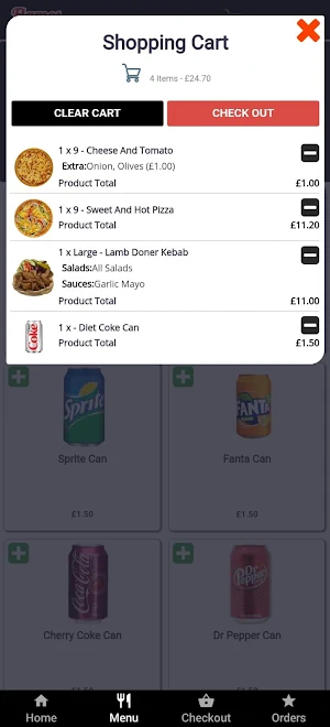 Flames Kebab Stansted Screenshot 0