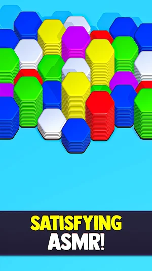 Hexa Color Sort Blocks Puzzle Screenshot 2