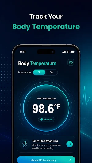 Body Temperature・Fever Checker Screenshot 1
