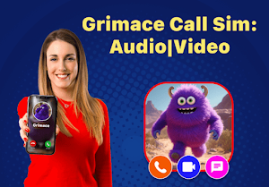 Grimace Call Sim: Audio|Video Screenshot 0
