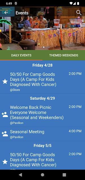 Pope Haven Campground Screenshot 1
