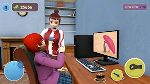 Anime Mother Single Mom Sim 3D Screenshot 1