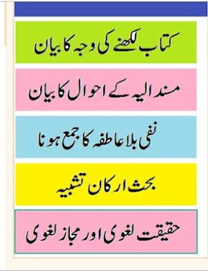 Darsi taqreer mukhtasar al maani urdu sharah Screenshot 0