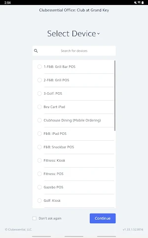 Clubessential POS Screenshot 0