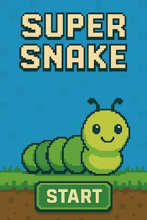 Super Snake: Retro Arcade Game Screenshot 0