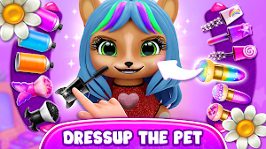 Vip Pet Color Hair Saloon Screenshot 0