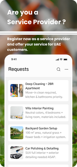 Khalas.ae - Service Provider Screenshot 2