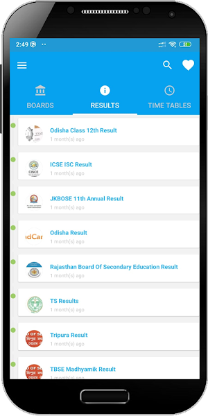 IndCareer Board Results Screenshot 0