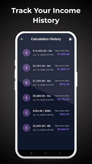 Paycheck Calculator & Salary Screenshot 3