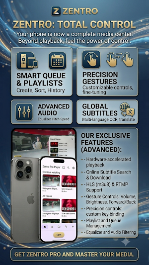 Zentro: Video Player Screenshot 0
