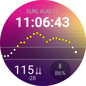 Blose Digital Watch face Screenshot 0