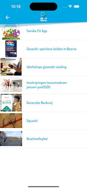 Sportief Beerse Screenshot 1