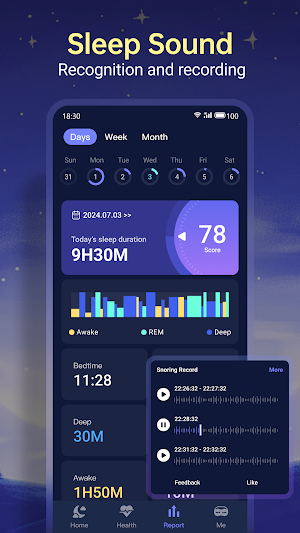 SleepTracker: Record & Improve Screenshot 1