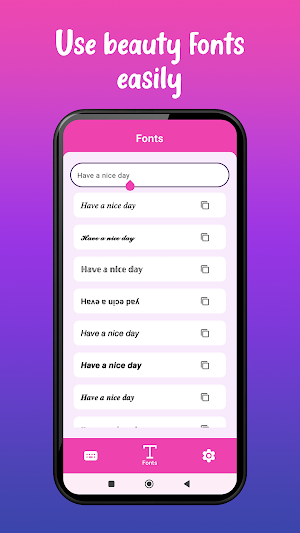 Stylish Keyboard Themes&Fonts Screenshot 2