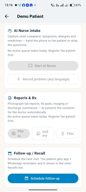 MedQuePMS Staff Screenshot 3