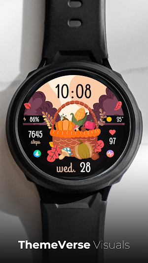 TVV Autumn 3 Watch Face Screenshot 0